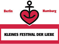Das ist Liebe: Das Logo des Kleinen Festivals im nbi Berlin! Tätowiert es euch auf den Arm oder den Waschbrettbauch!!!